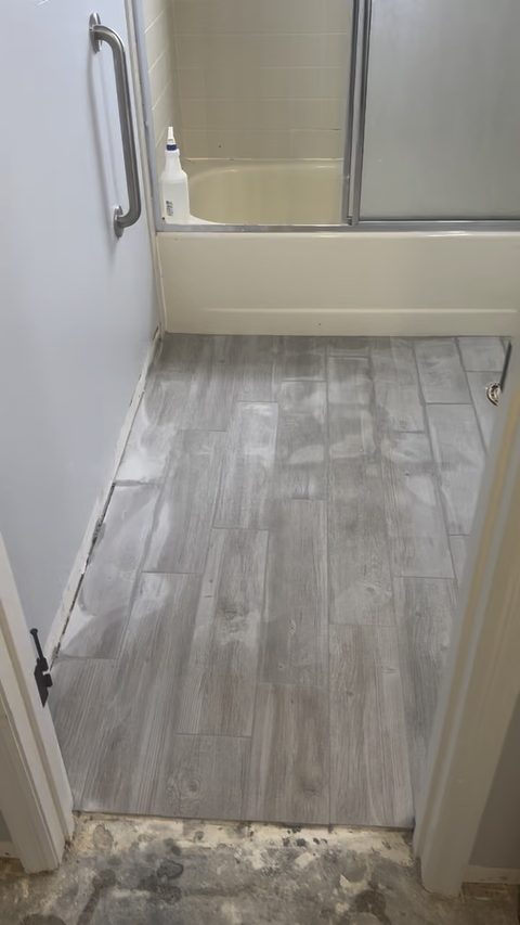 Bathroom refreshed after purchase
